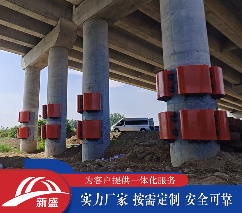 固定式復(fù)合材料橋墩防撞設(shè)施 柔性鋼復(fù)合防撞定制 可支持定制